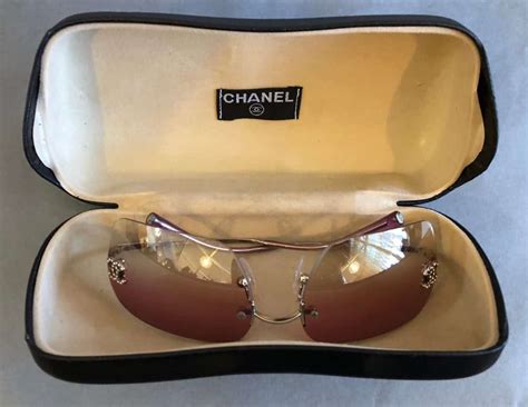 vintage chanel cc sunglasses|authentic vintage chanel sunglasses.